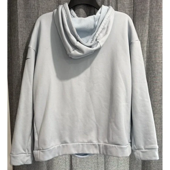 Nike Sweatshirt Womens Size Medium Blue Pullover Hoodie Just Do It 72 Gym Casual - Picture 5 of 9